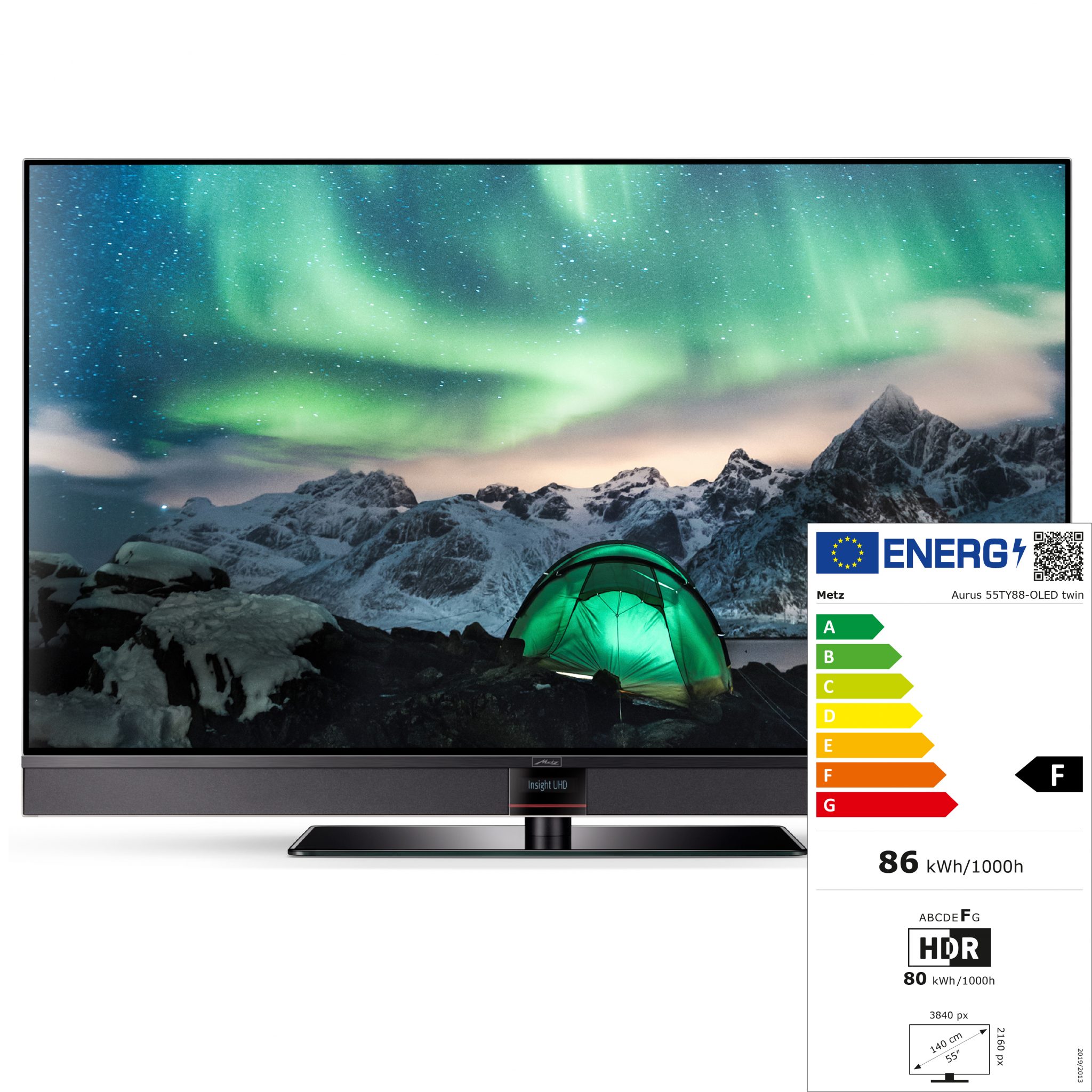 Fernseher Mit Twin Triple Tuner 55 Zoll Metz Aurus 55 TY88 OLED twin - Elektrotechnik Heinemann