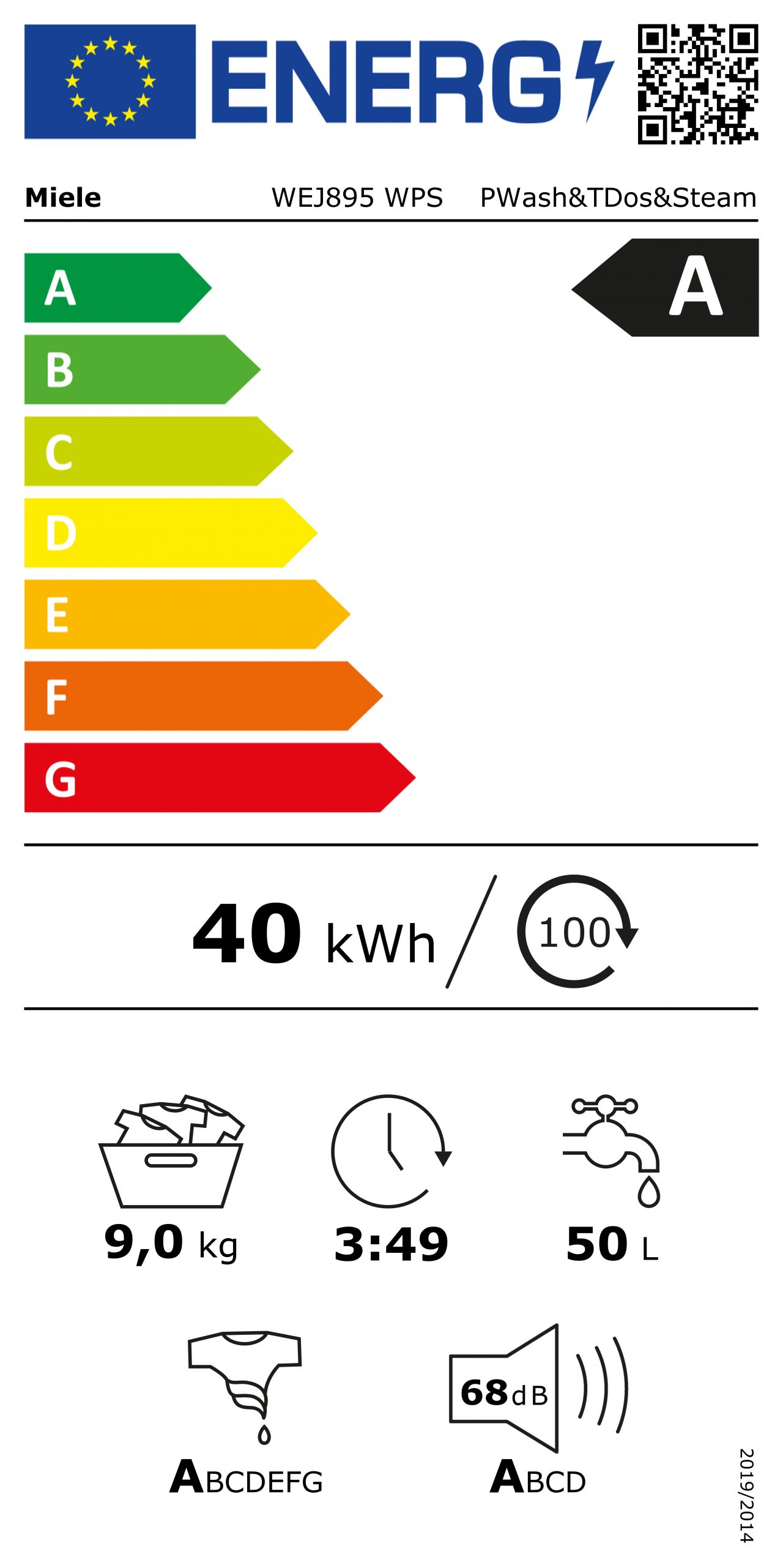 Miele WEJ895 WPS